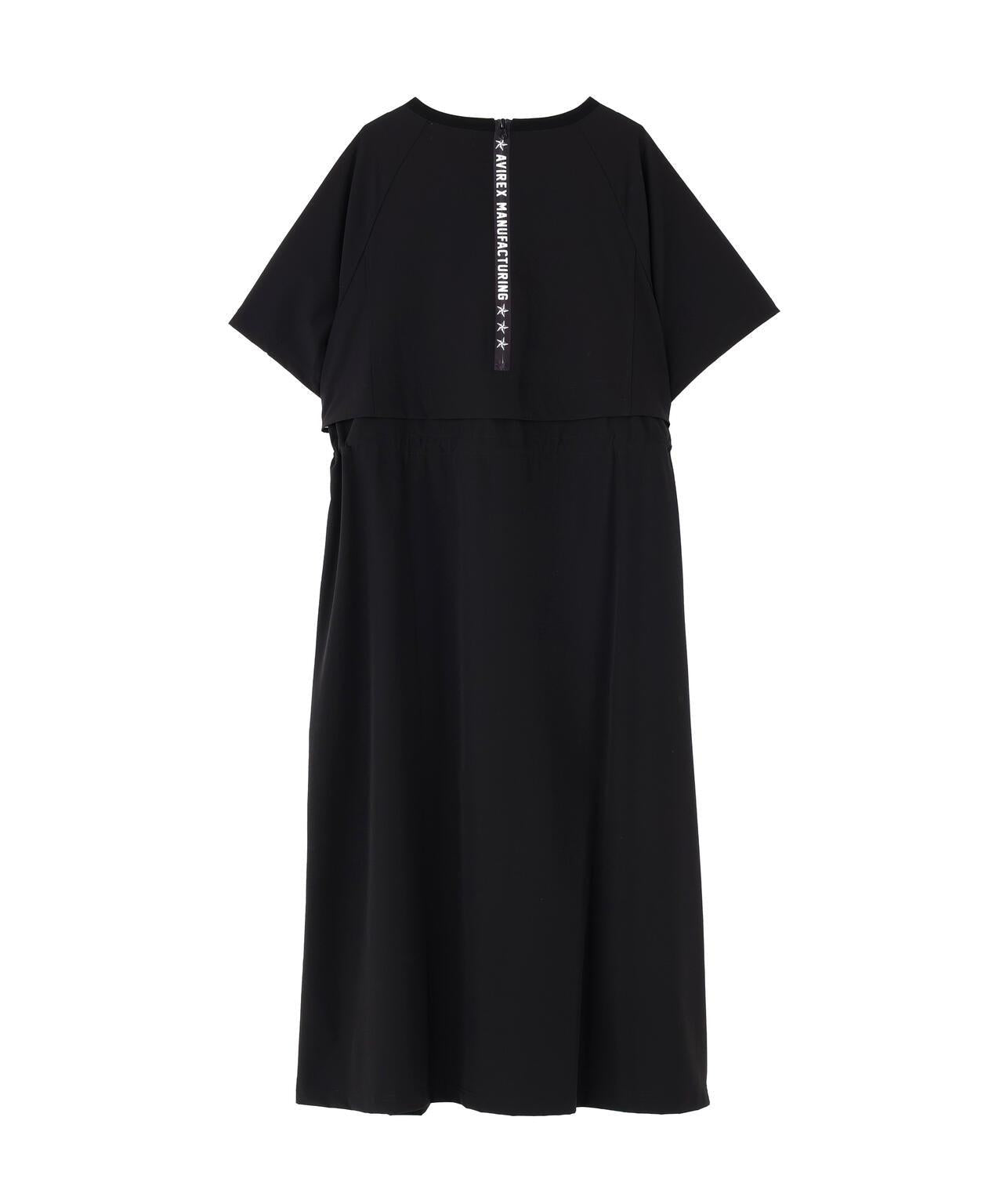 直營店限定 RAGLAN SLEEVE LOGO PRINT ZIP ACTIVE ONE PIECE 連衣裙