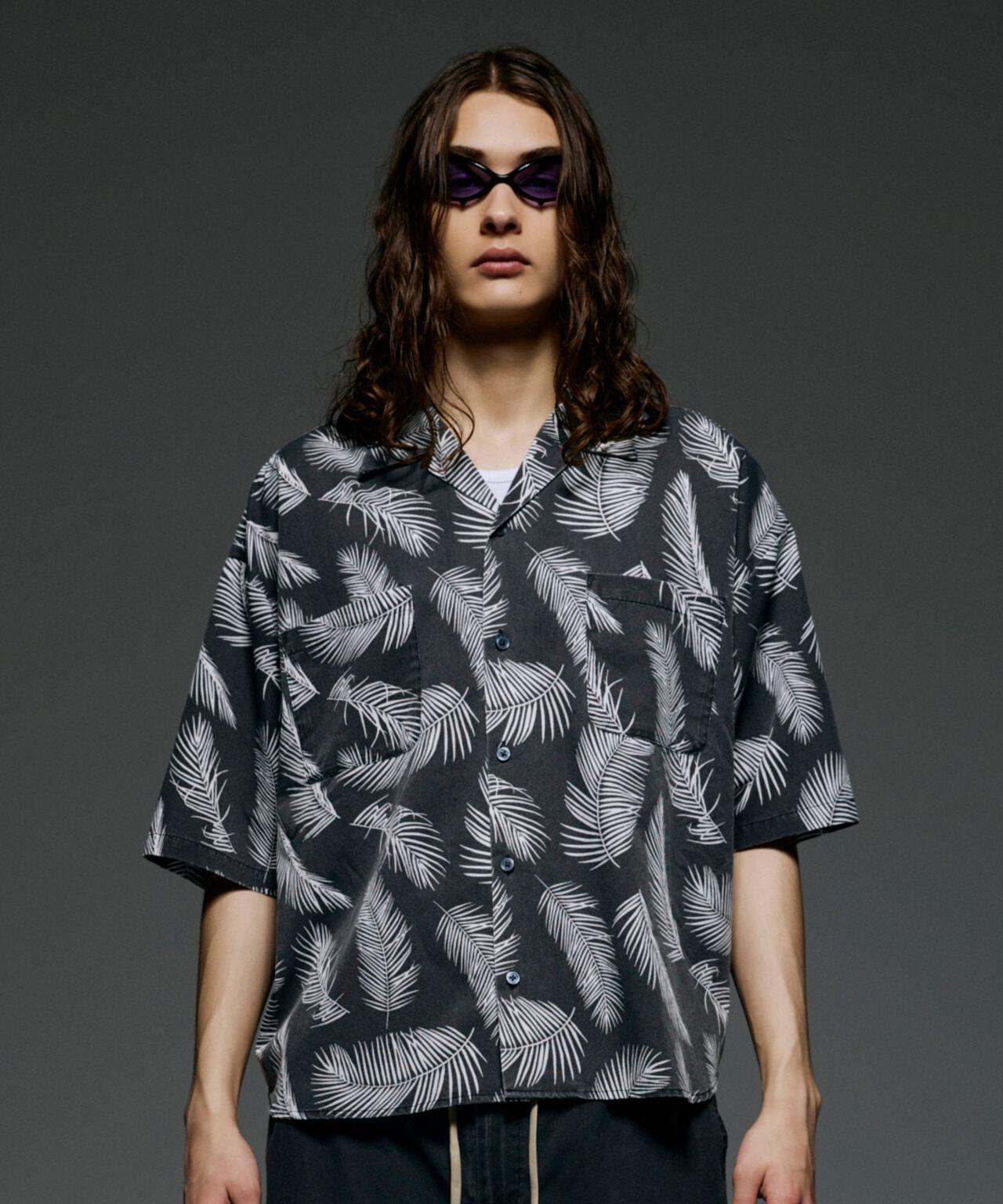 B omnivore/ビーオムニボー PIGMENT WIND CLOTH SHIRT 襯衫