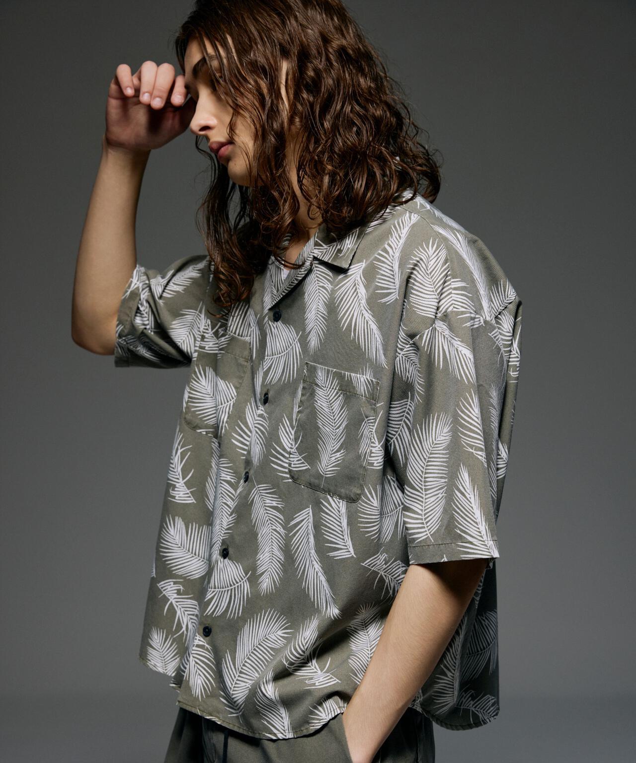B omnivore/ビーオムニボー PIGMENT WIND CLOTH SHIRT 襯衫
