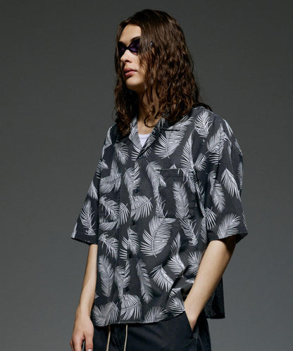 B omnivore/ビーオムニボー PIGMENT WIND CLOTH SHIRT 襯衫