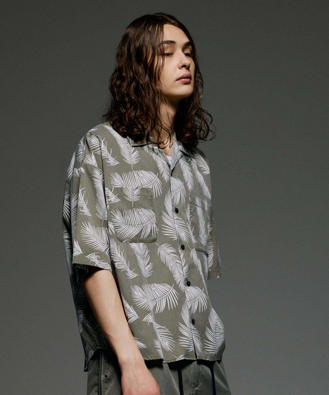 B omnivore/ビーオムニボー PIGMENT WIND CLOTH SHIRT 襯衫