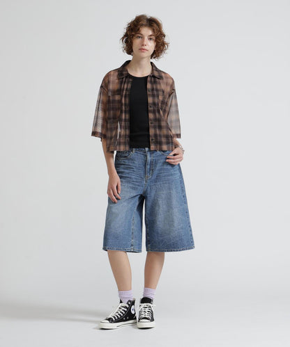 BERMUDA HALF DENIM PANTS 牛仔短褲