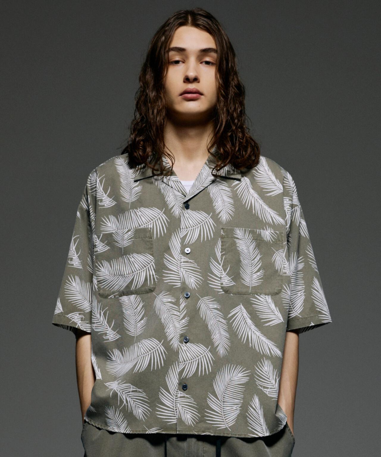 B omnivore/ビーオムニボー PIGMENT WIND CLOTH SHIRT 襯衫