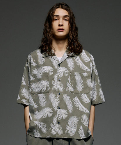 B omnivore/ビーオムニボー PIGMENT WIND CLOTH SHIRT 襯衫