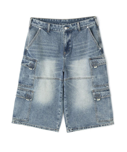 側袋設計 Side Pocket Denim Short Pants 牛仔短褲