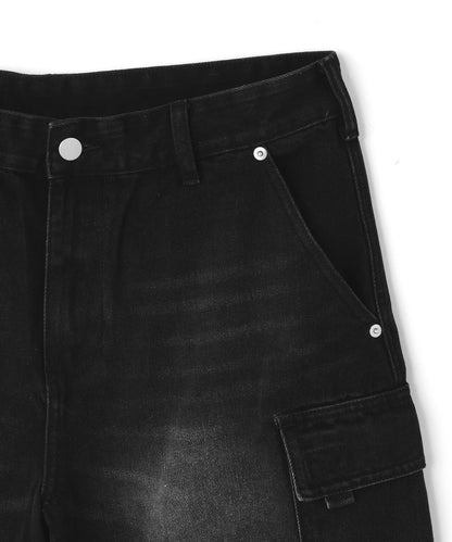 側袋設計 Side Pocket Denim Short Pants 牛仔短褲