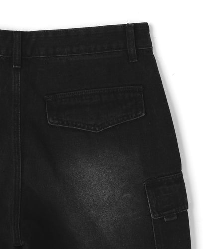側袋設計 Side Pocket Denim Short Pants 牛仔短褲