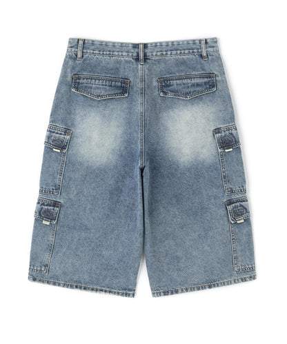 側袋設計 Side Pocket Denim Short Pants 牛仔短褲