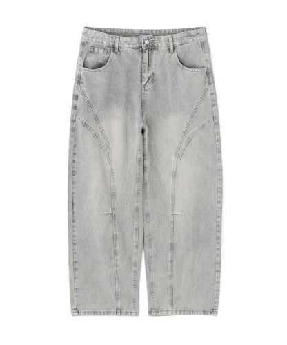 SIS/エスアイエス Fringe Detail Denim Pants 牛仔褲