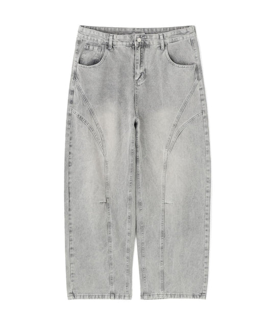 SIS/エスアイエス Fringe Detail Denim Pants 牛仔褲