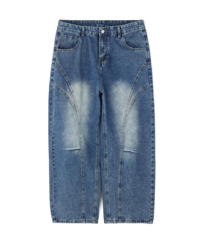 SIS/エスアイエス Fringe Detail Denim Pants 牛仔褲