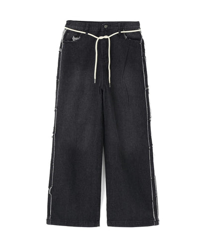 SIS/エスアイエス Side Fringe Denim Pants
