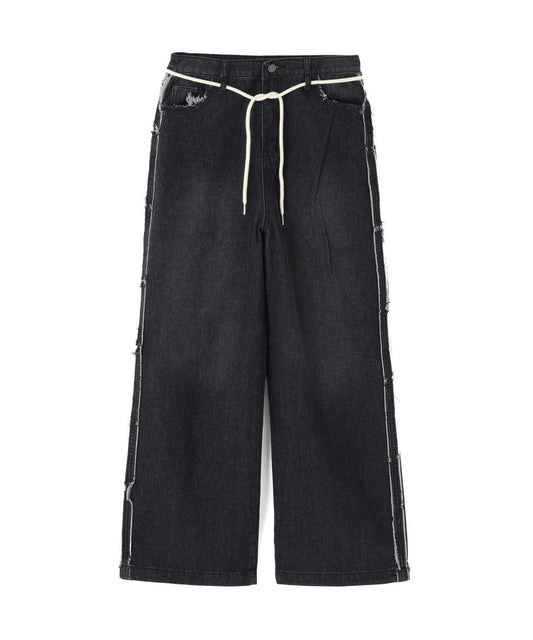SIS/エスアイエス Side Fringe Denim Pants