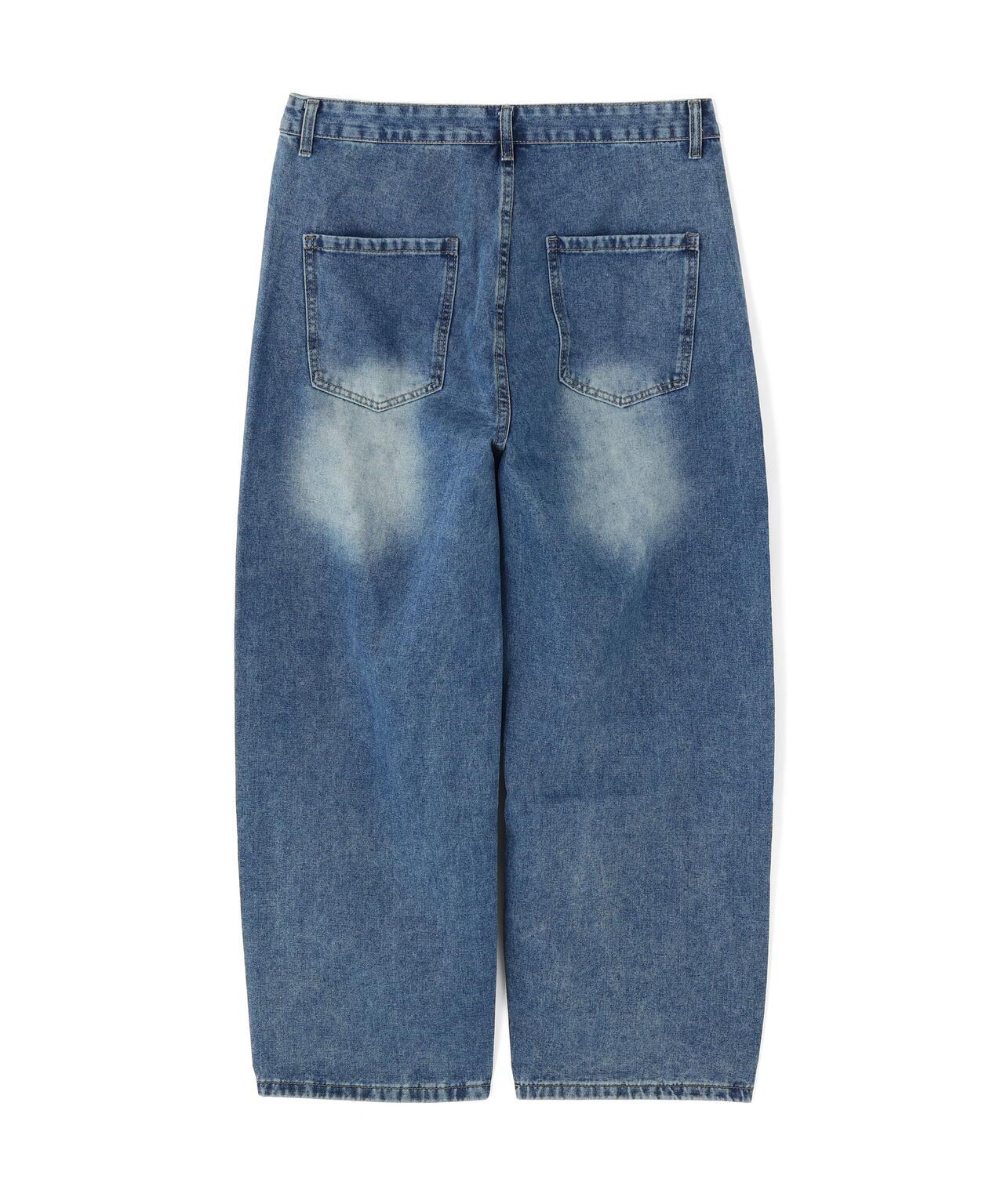 SIS/エスアイエス Fringe Detail Denim Pants 牛仔褲
