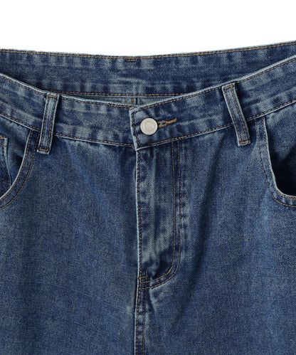 SIS/エスアイエス Fringe Detail Denim Pants 牛仔褲