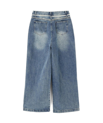 SIS/エスアイエス Side Fringe Denim Pants