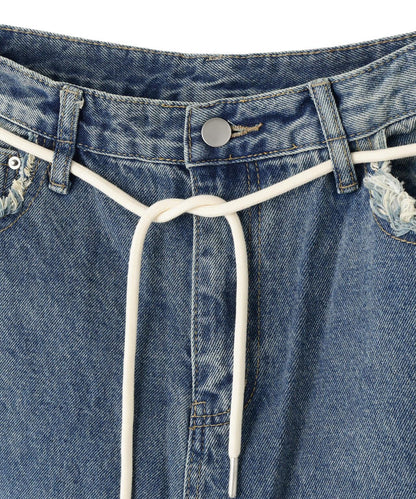 SIS/エスアイエス Side Fringe Denim Pants