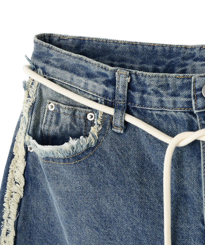 SIS/エスアイエス Side Fringe Denim Pants