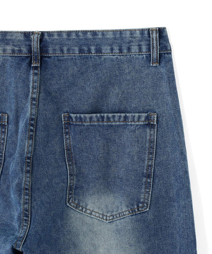 SIS/エスアイエス Fringe Detail Denim Pants 牛仔褲