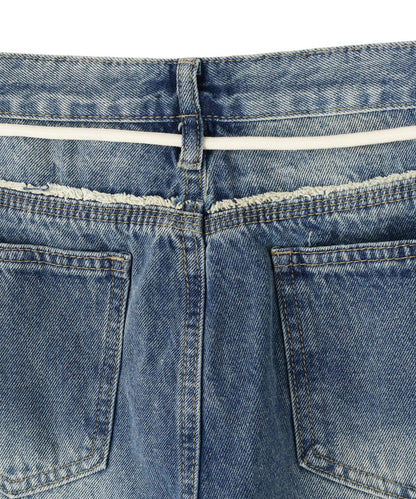 SIS/エスアイエス Side Fringe Denim Pants