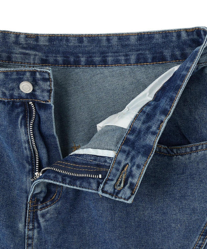 SIS/エスアイエス Fringe Detail Denim Pants 牛仔褲