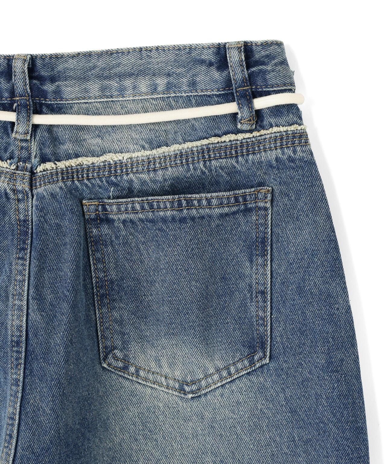 SIS/エスアイエス Side Fringe Denim Pants