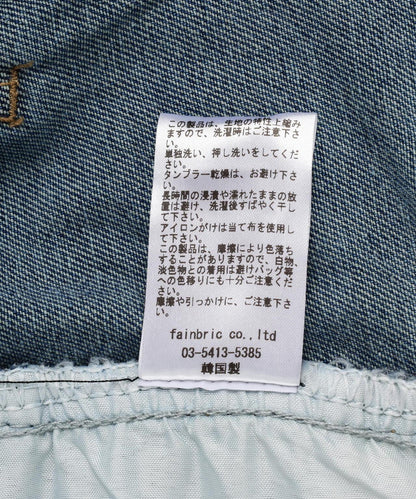 SIS/エスアイエス Fringe Detail Denim Pants 牛仔褲