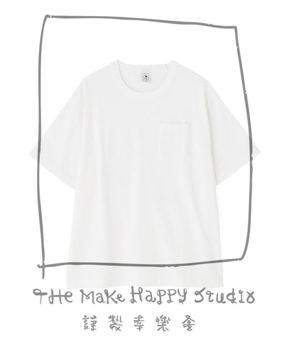 The Make Happy Studio ザメイクハッピーストゥディオ POCKET PUGMENT TEE T恤