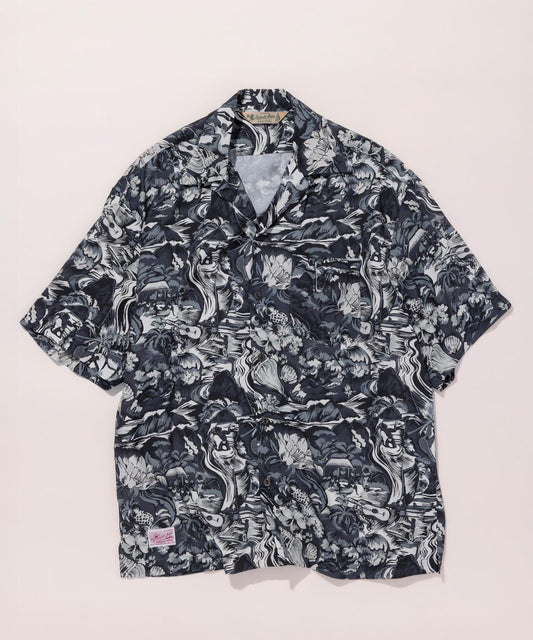×PJ/×パイナップルジュース WATER VALLEY RAYON SHIRT 人造絲襯衫