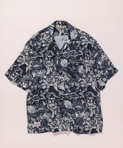 ×PJ/×パイナップルジュース WATER VALLEY RAYON SHIRT 人造絲襯衫