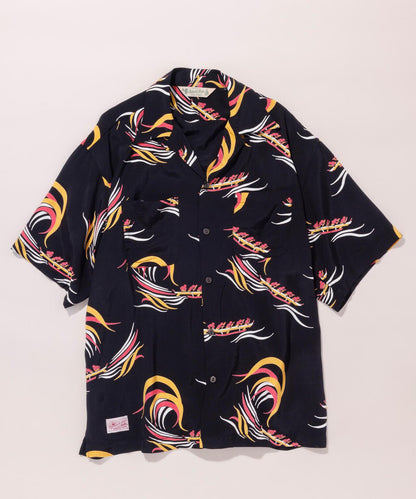×PJ/×パイナップルジュース BOAT RAYON SHIRT 人造絲襯衫