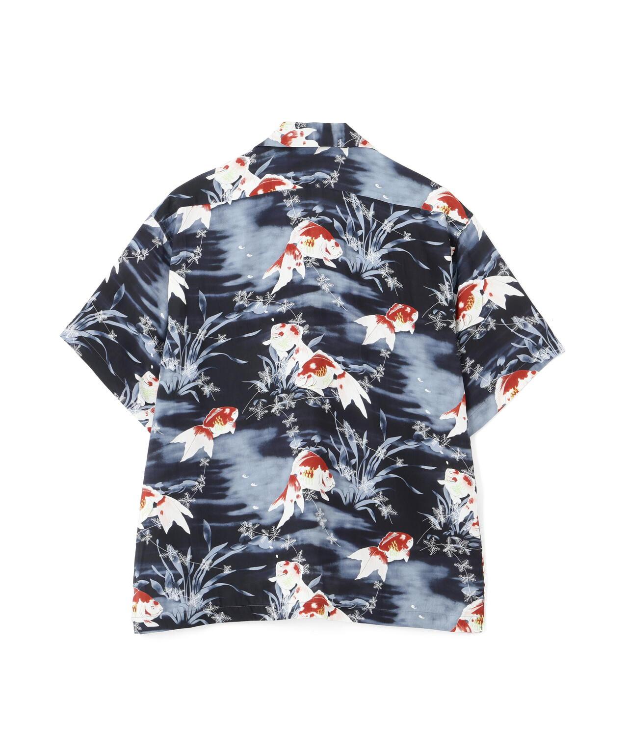 ×PJ ×パイナップルジュース GOLDFISH RAYON SHIRT 金魚圖案人造絲襯衫