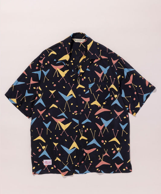×PJ/×パイナップルジュース ATOMIC RAYON SHIRT 原子圖案人造絲襯衫