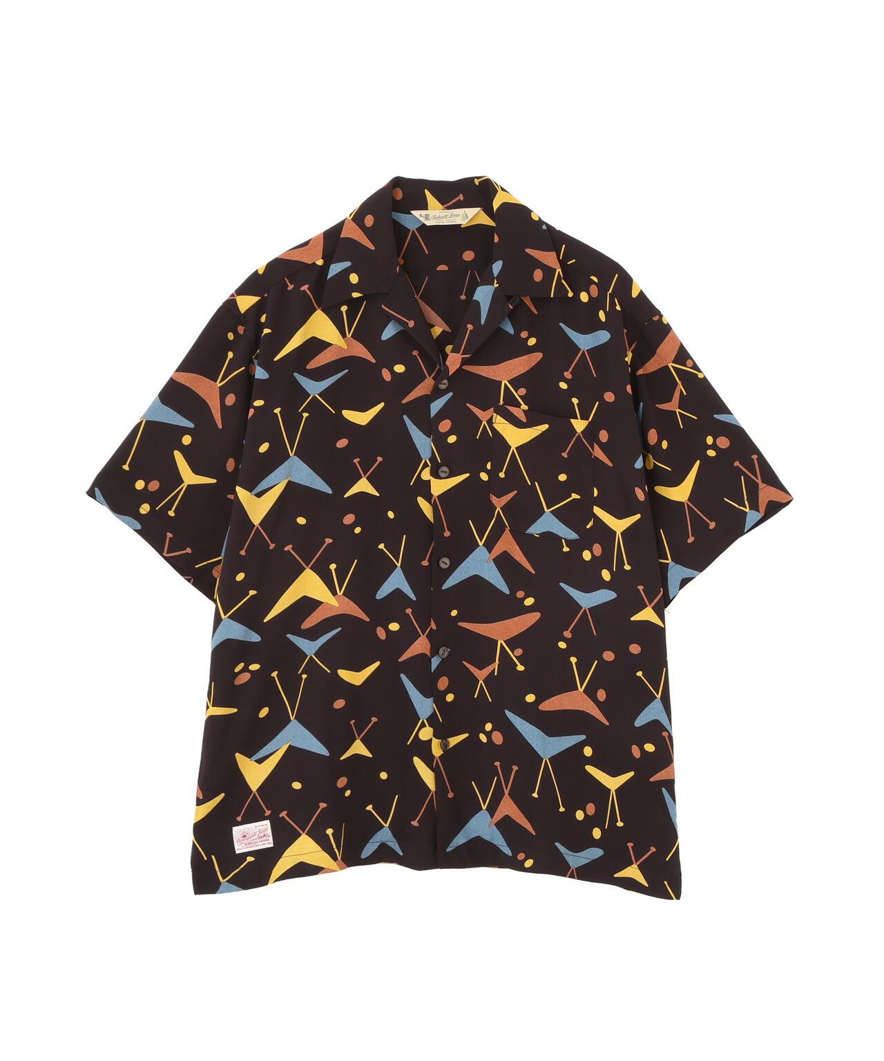 ×PJ/×パイナップルジュース ATOMIC RAYON SHIRT 原子圖案人造絲襯衫