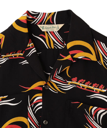 ×PJ/×パイナップルジュース BOAT RAYON SHIRT 人造絲襯衫