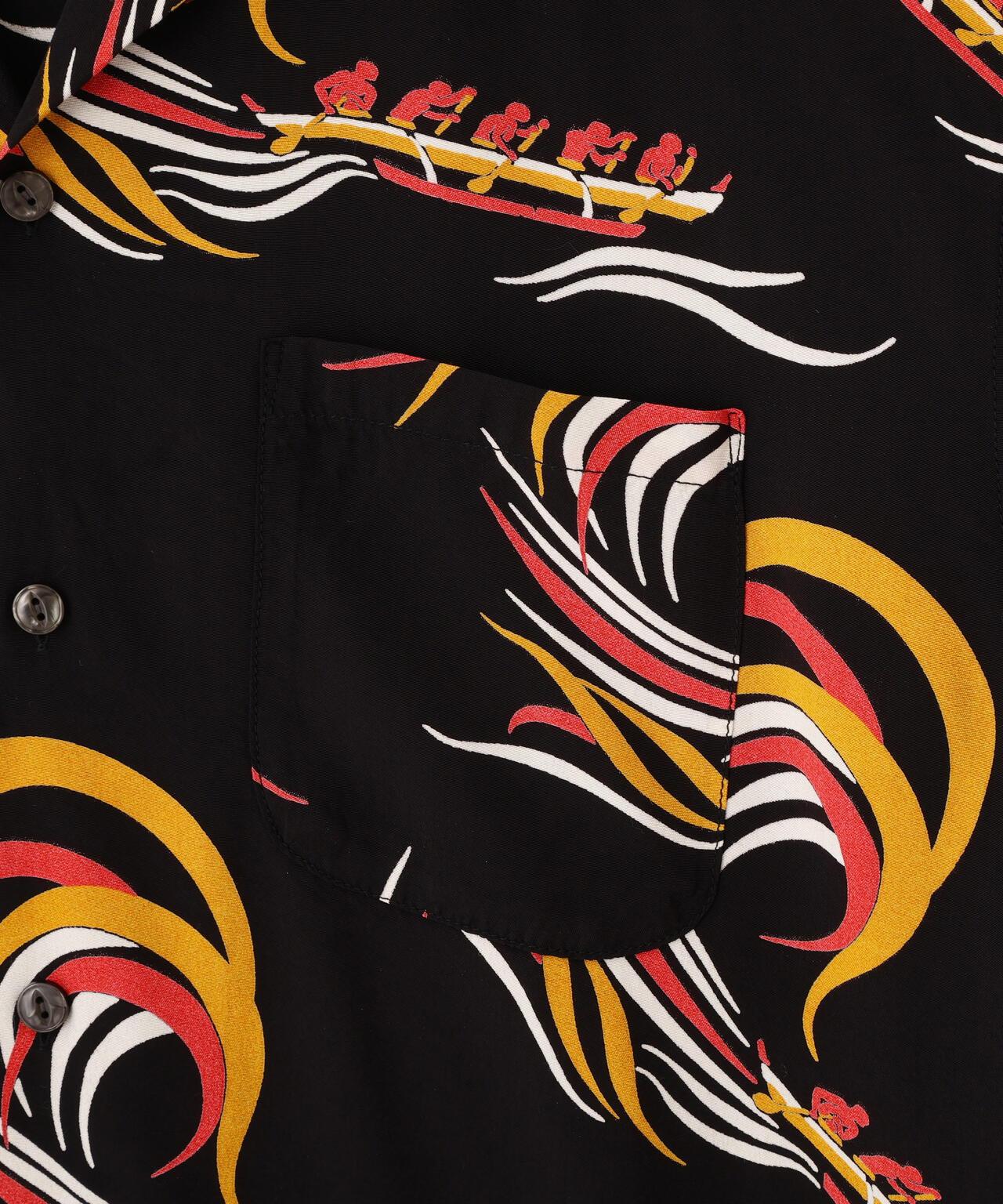 ×PJ/×パイナップルジュース BOAT RAYON SHIRT 人造絲襯衫