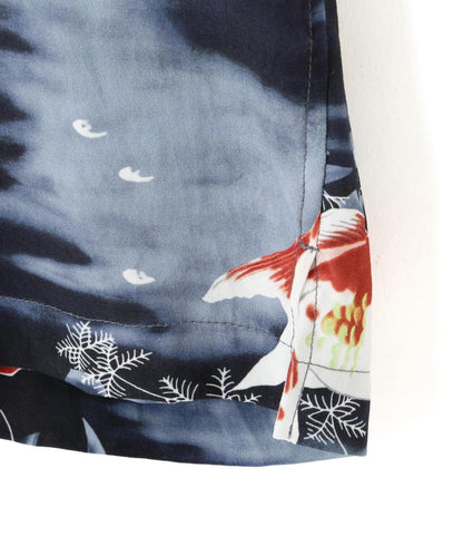 ×PJ ×パイナップルジュース GOLDFISH RAYON SHIRT 金魚圖案人造絲襯衫