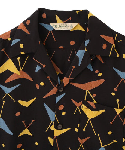 ×PJ/×パイナップルジュース ATOMIC RAYON SHIRT 原子圖案人造絲襯衫