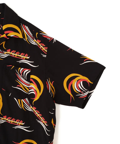 ×PJ/×パイナップルジュース BOAT RAYON SHIRT 人造絲襯衫