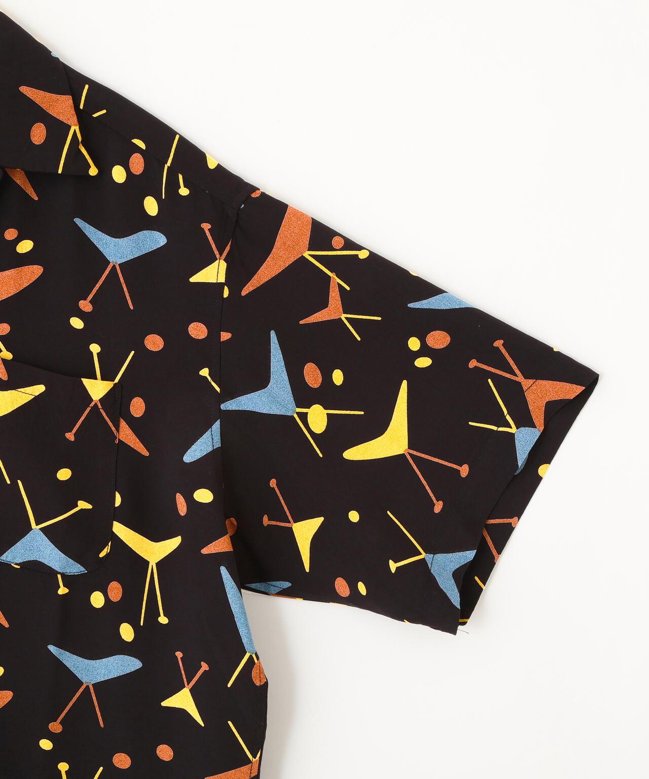 ×PJ/×パイナップルジュース ATOMIC RAYON SHIRT 原子圖案人造絲襯衫