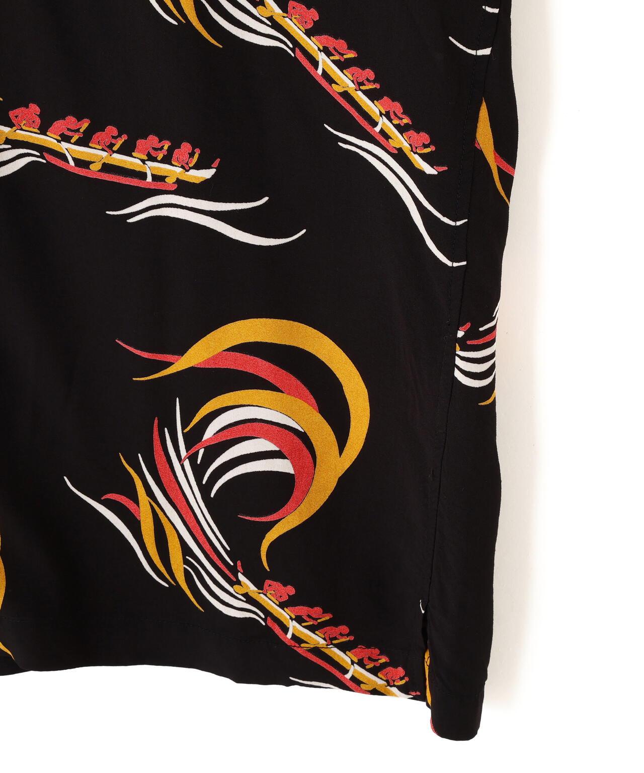 ×PJ/×パイナップルジュース BOAT RAYON SHIRT 人造絲襯衫