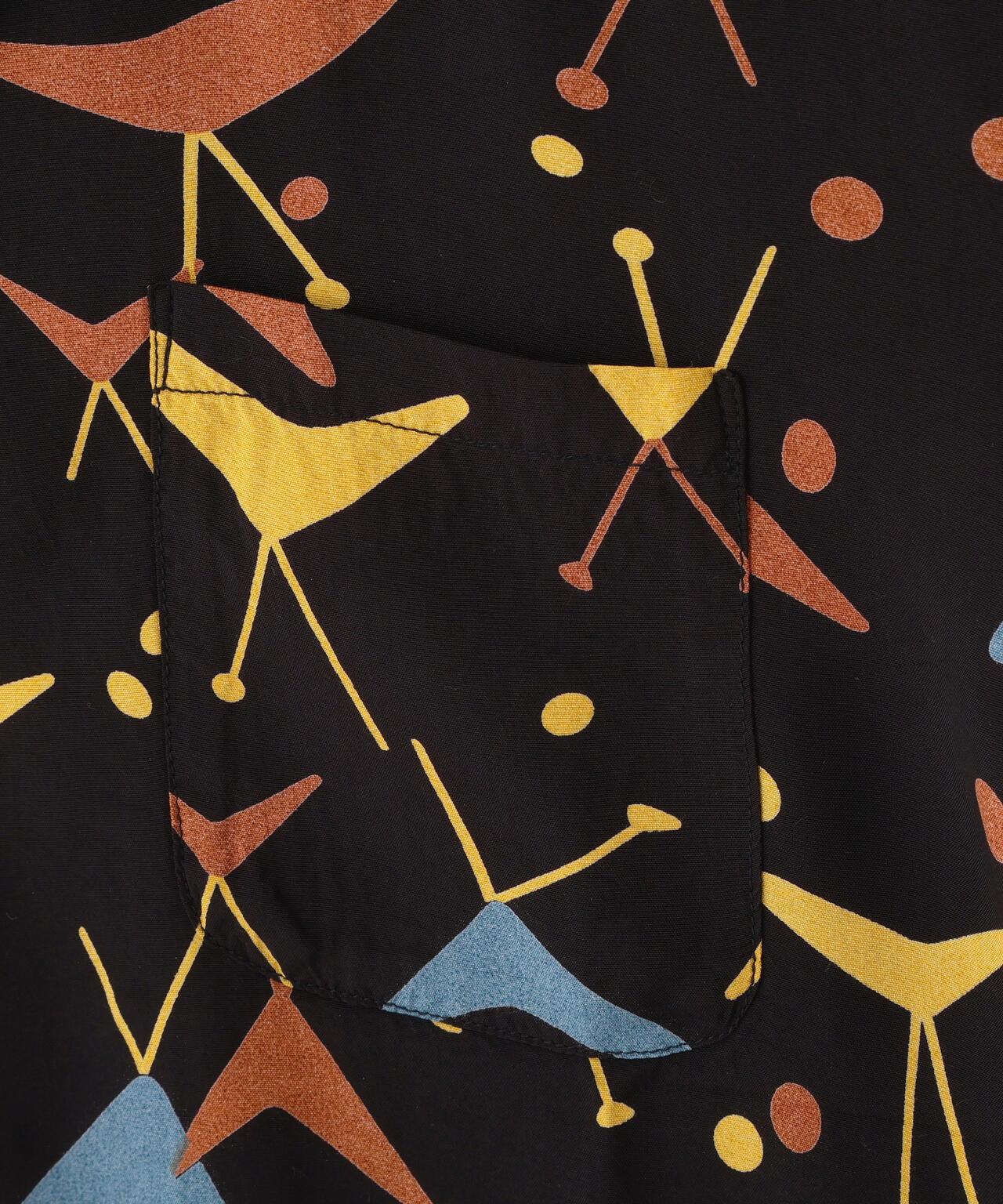 ×PJ/×パイナップルジュース ATOMIC RAYON SHIRT 原子圖案人造絲襯衫