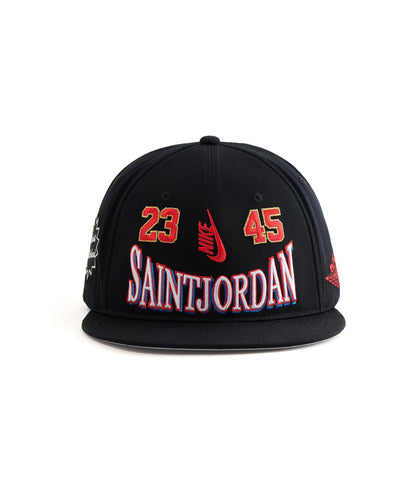 SAINT MICHAEL×JORDAN BRAND UJ PRO CAP S FB STM 黑色棒球帽