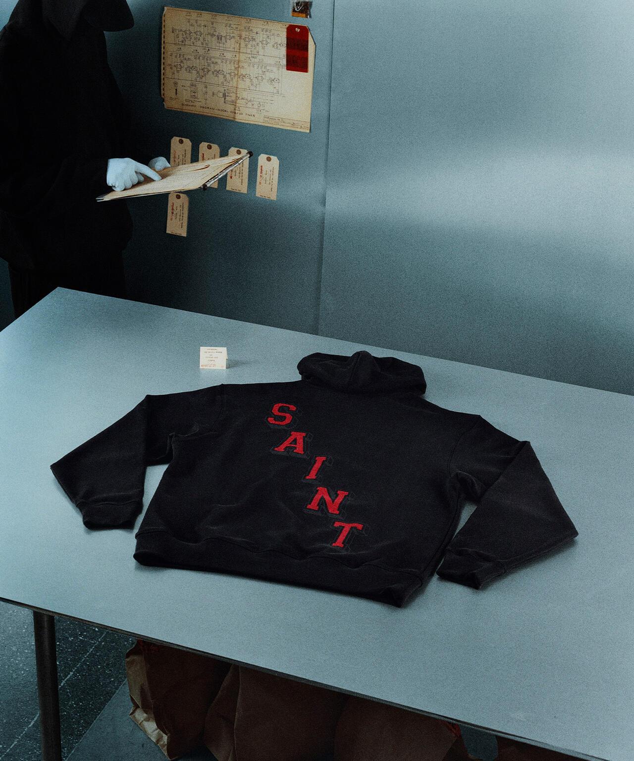 SAINT MICHAEL×JORDAN BRAND MJ SM FLC HOODIE 連帽衛衣 BLACK