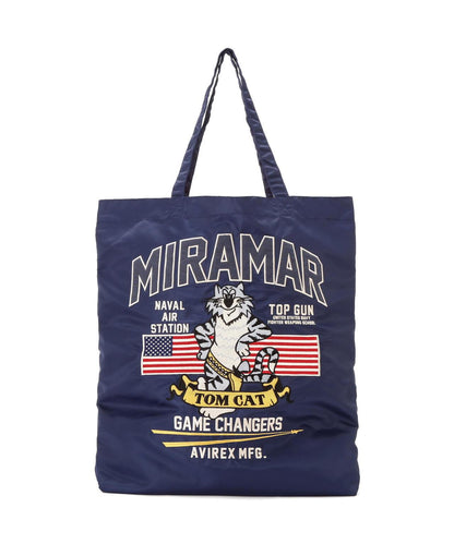 NYLON TOTE BAG TOM CAT 圖案 尼龍托特包