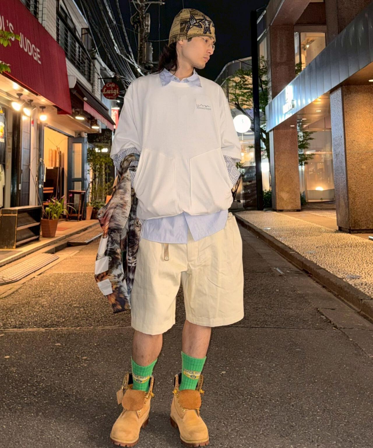 MANASTASH×CMF OUTDOOR GARMENT 2 POCKET SLOW TEE T恤