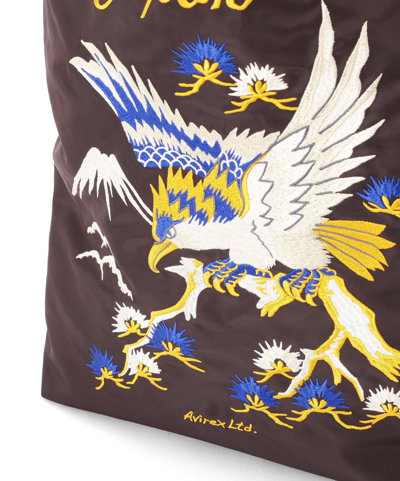 尼龍 EAGLE印花 托特包
