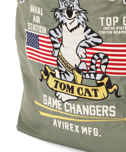 NYLON TOTE BAG TOM CAT 圖案 尼龍托特包