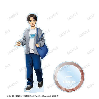 《進擊的巨人》 描き下ろし系列 第二彈 エレン 特大亞克力立牌 シミラールックver.