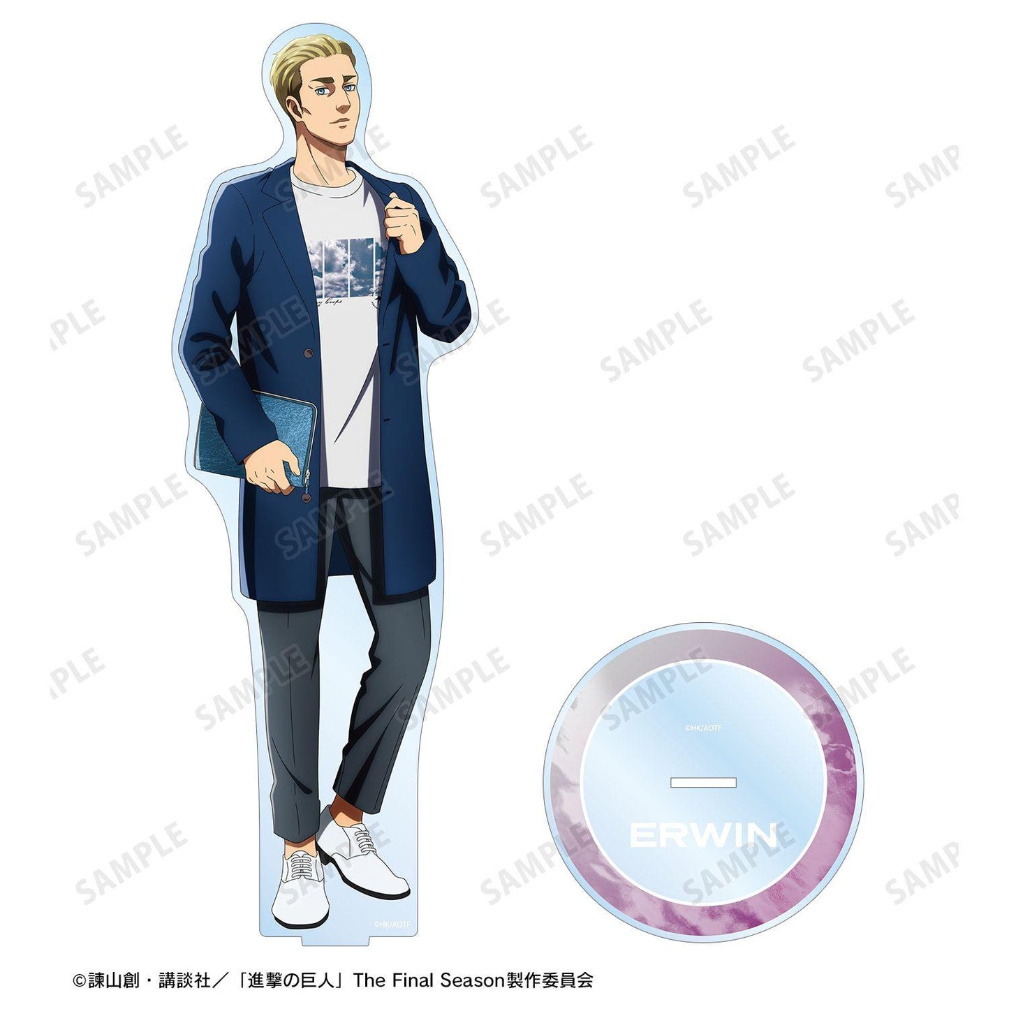 《進擊的巨人》（進擊的巨人） 第2弾 エルヴィン 特大亞克力立牌 シミラールックver.